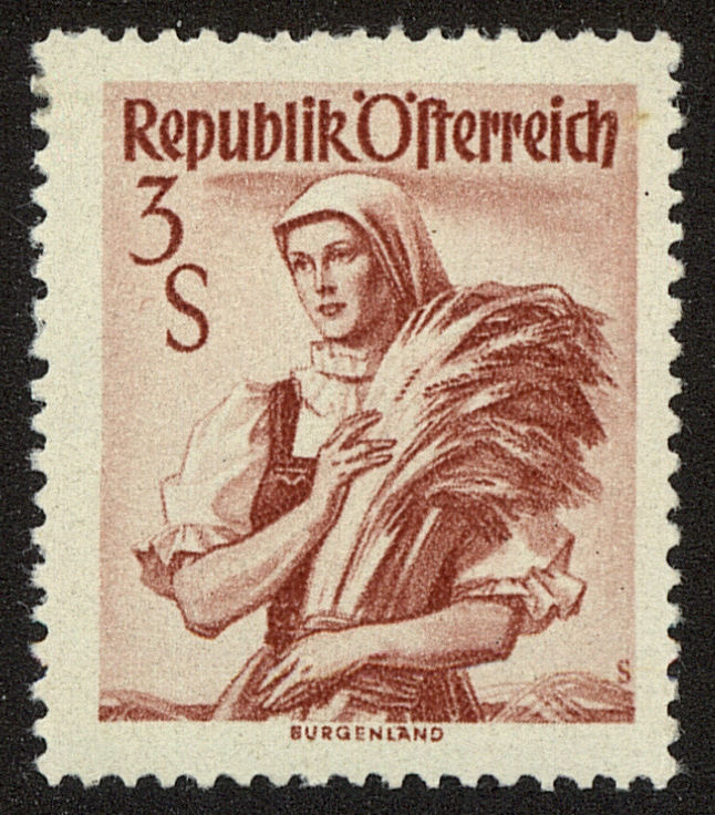 Front view of Austria 551 collectors stamp