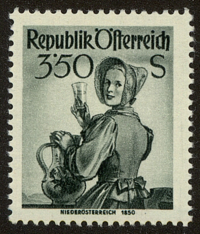 Front view of Austria 552 collectors stamp