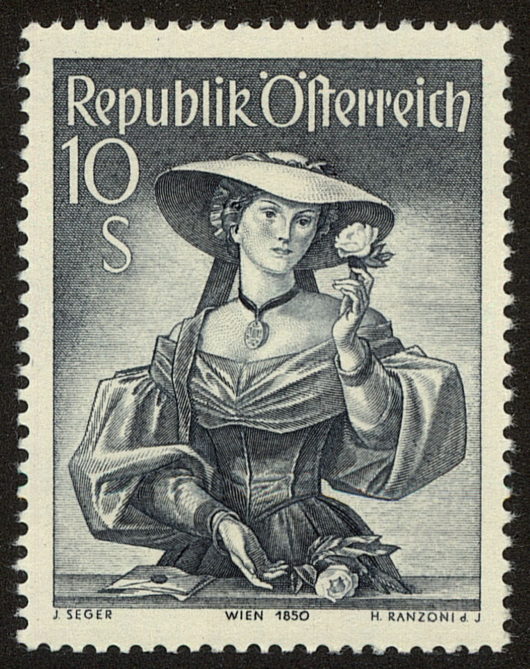 Front view of Austria 556 collectors stamp