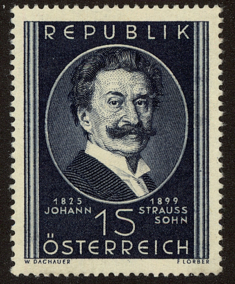 Front view of Austria 561 collectors stamp