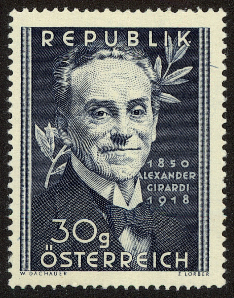 Front view of Austria 568 collectors stamp