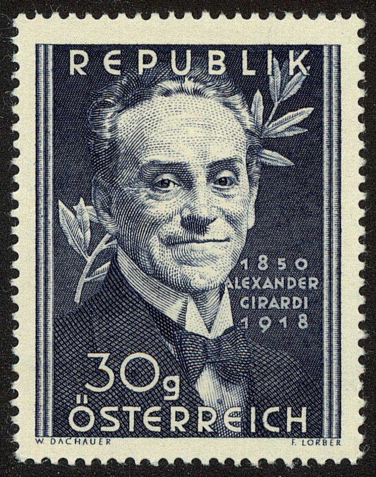 Front view of Austria 568 collectors stamp