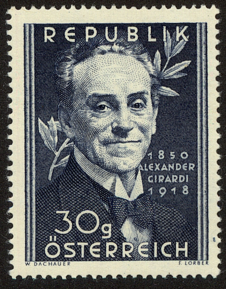 Front view of Austria 568 collectors stamp
