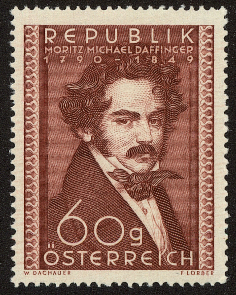 Front view of Austria 569 collectors stamp