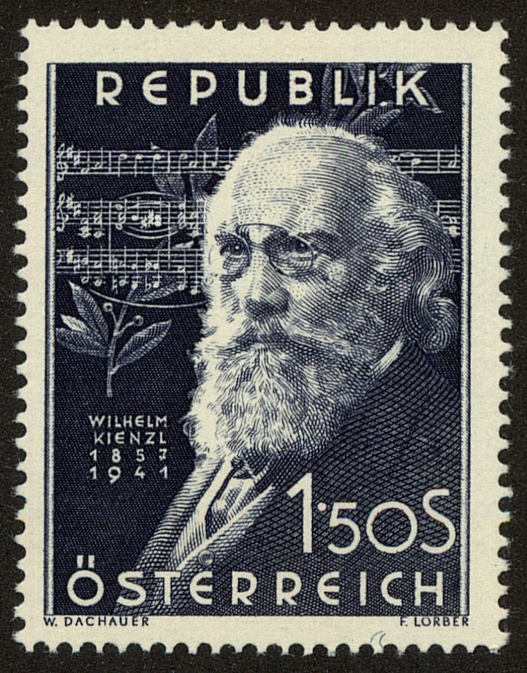 Front view of Austria 578 collectors stamp
