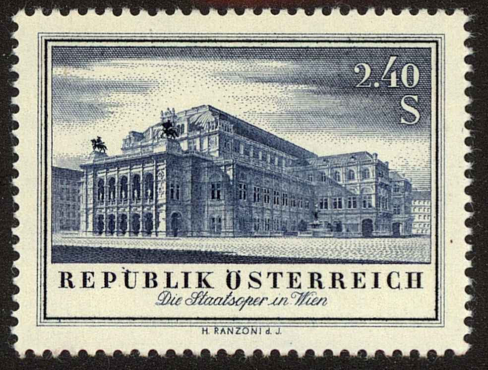 Front view of Austria 607 collectors stamp