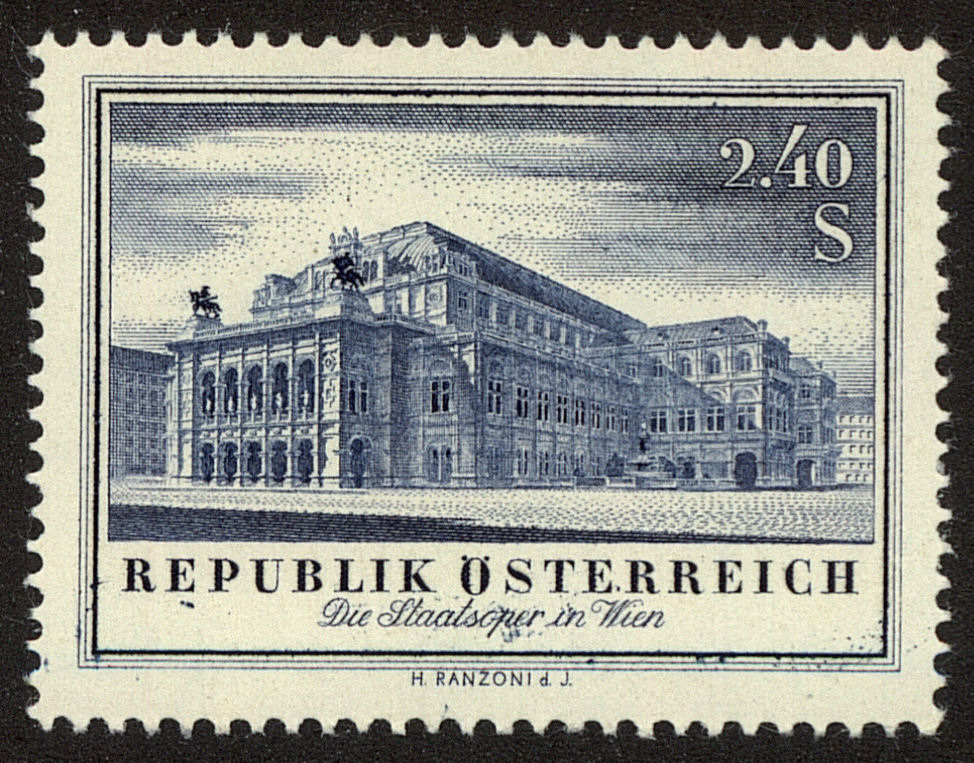 Front view of Austria 607 collectors stamp