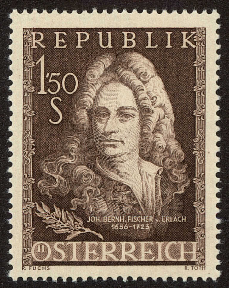 Front view of Austria 613 collectors stamp