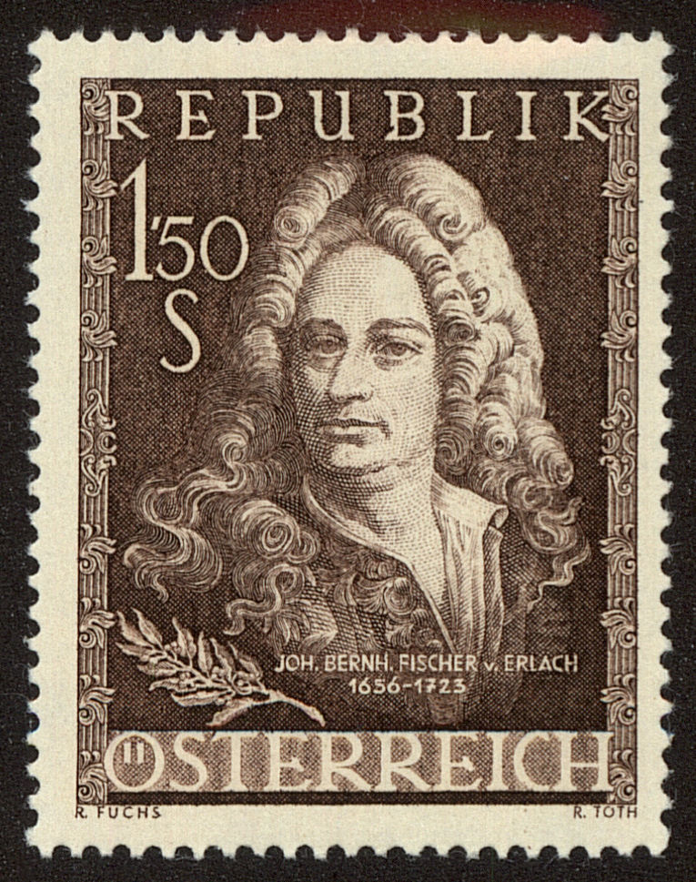 Front view of Austria 613 collectors stamp