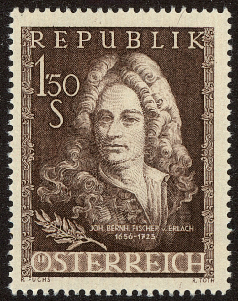 Front view of Austria 613 collectors stamp