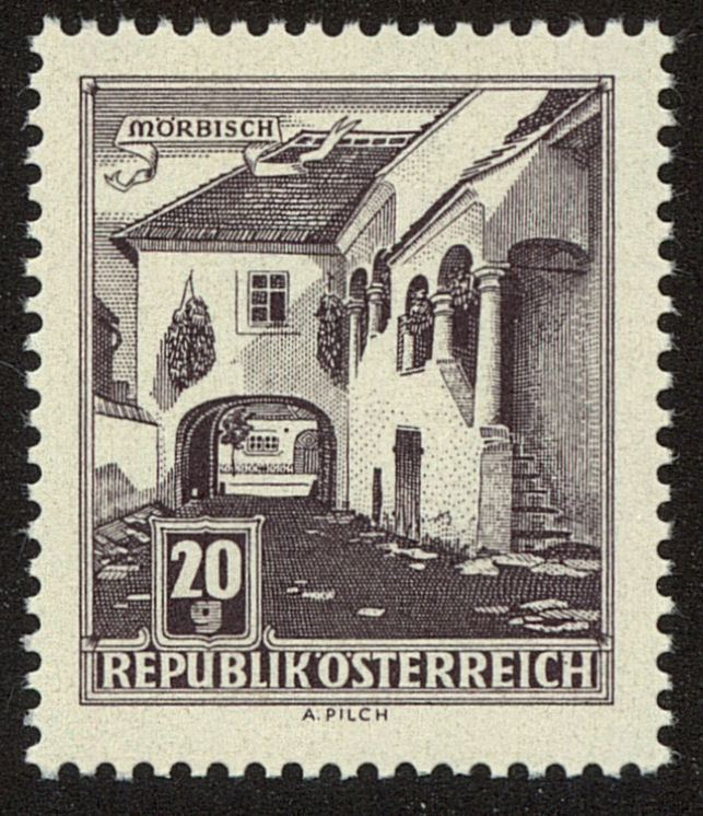 Front view of Austria 618A collectors stamp