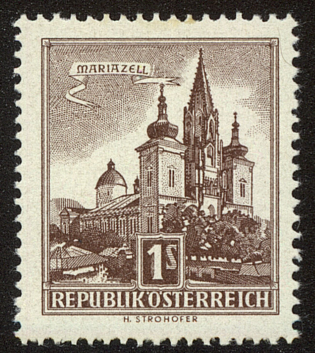 Front view of Austria 620 collectors stamp