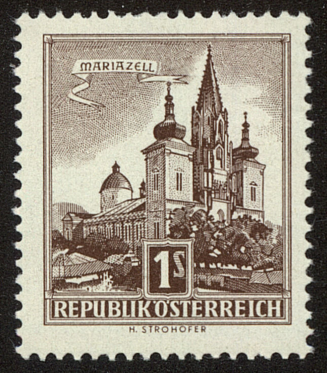 Front view of Austria 620 collectors stamp