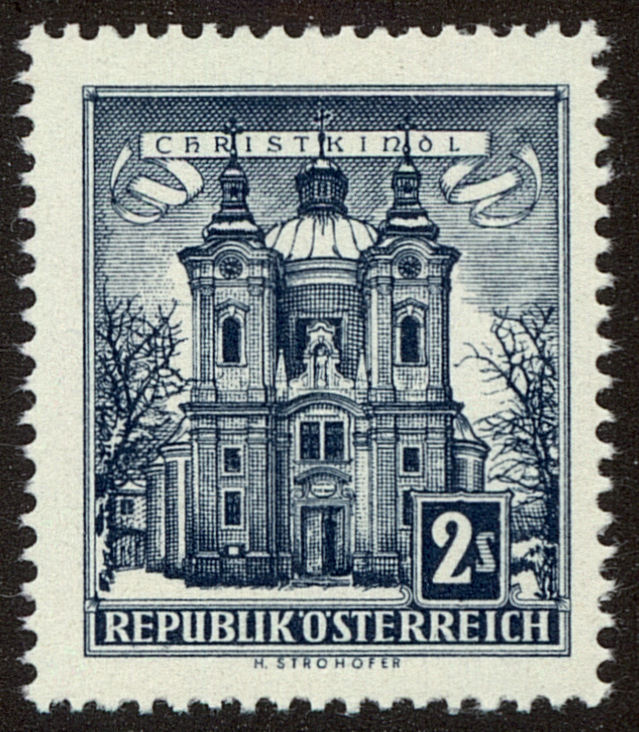 Front view of Austria 625 collectors stamp