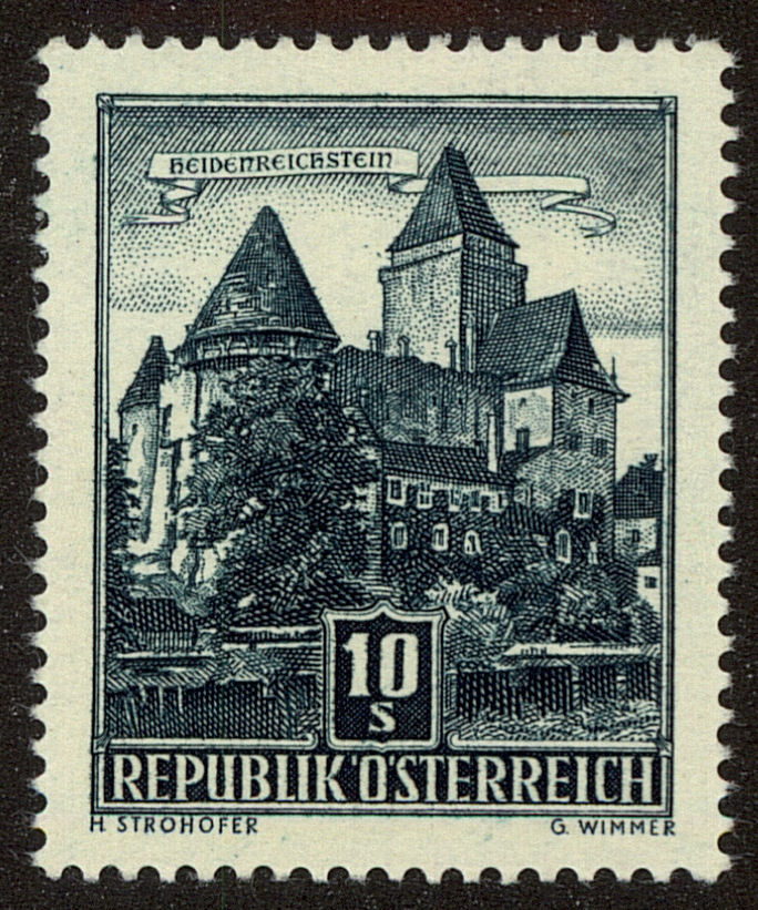 Front view of Austria 630 collectors stamp