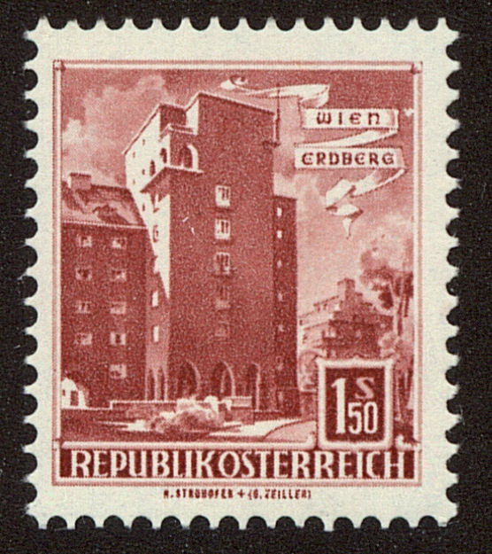 Front view of Austria 630C collectors stamp