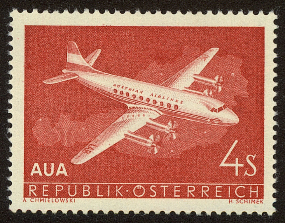 Front view of Austria 632 collectors stamp