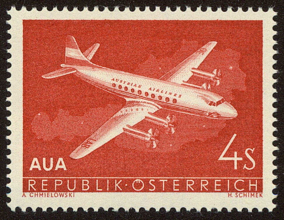 Front view of Austria 632 collectors stamp