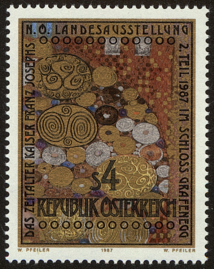 Front view of Austria 1395 collectors stamp