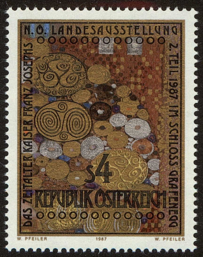 Front view of Austria 1395 collectors stamp