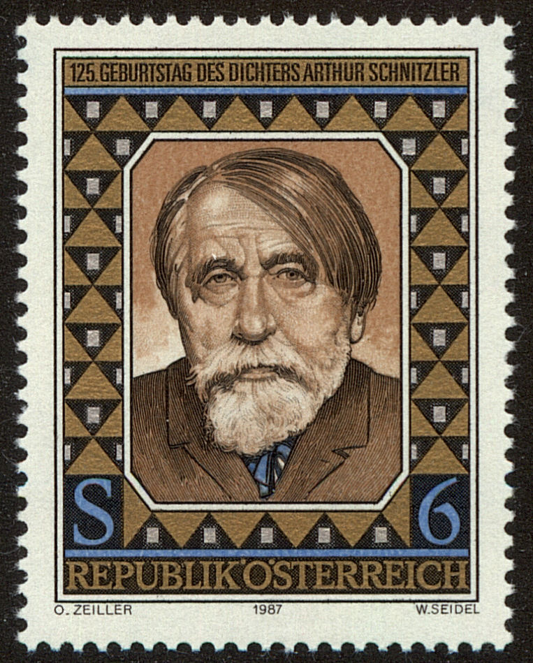 Front view of Austria 1396 collectors stamp