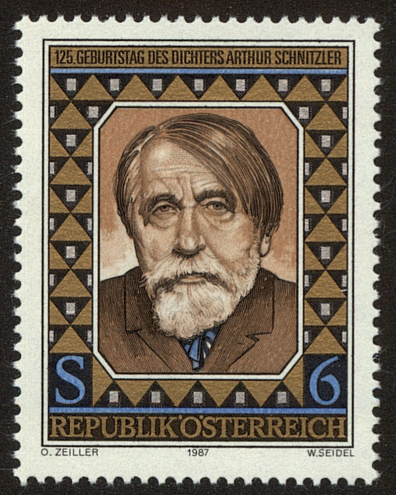 Front view of Austria 1396 collectors stamp