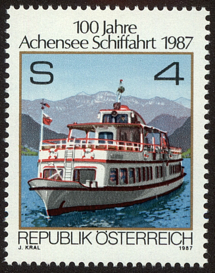 Front view of Austria 1402 collectors stamp