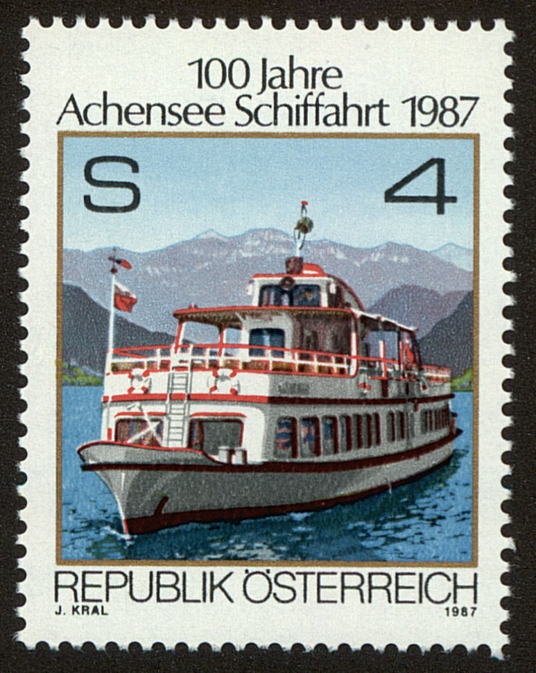 Front view of Austria 1402 collectors stamp