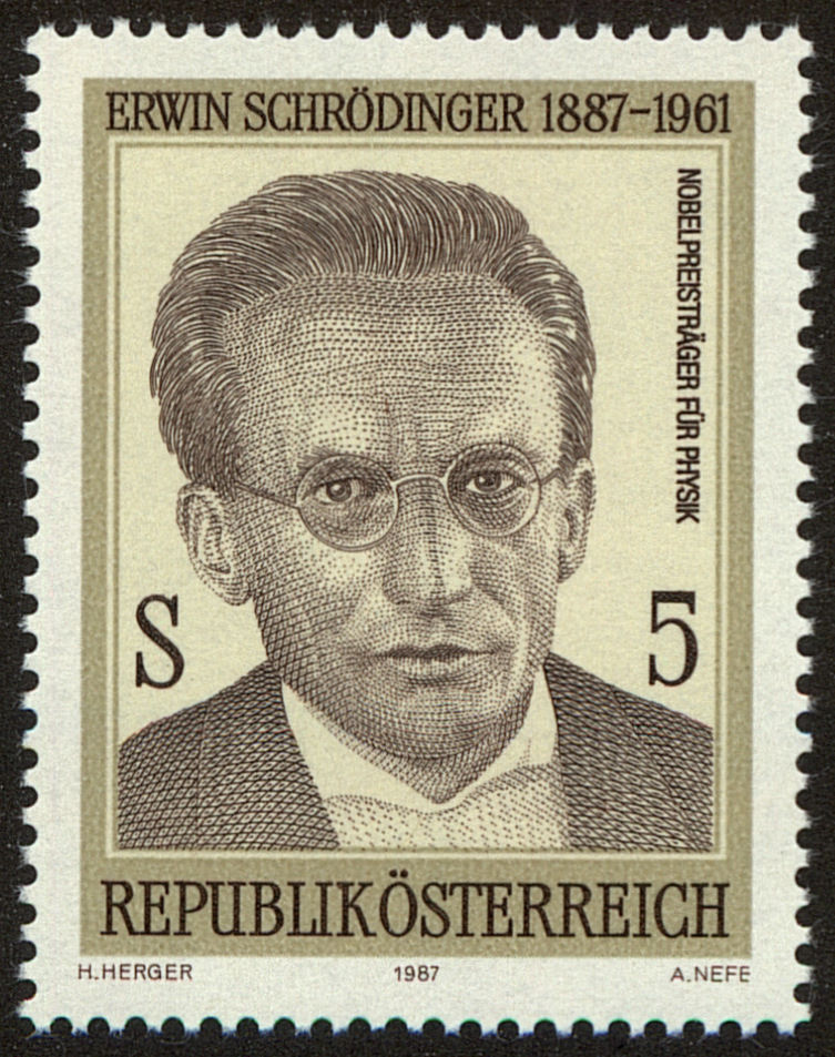 Front view of Austria 1404 collectors stamp