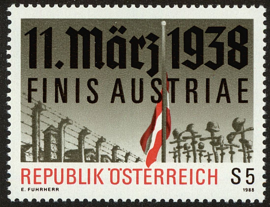 Front view of Austria 1422 collectors stamp