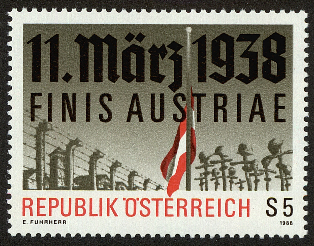 Front view of Austria 1422 collectors stamp