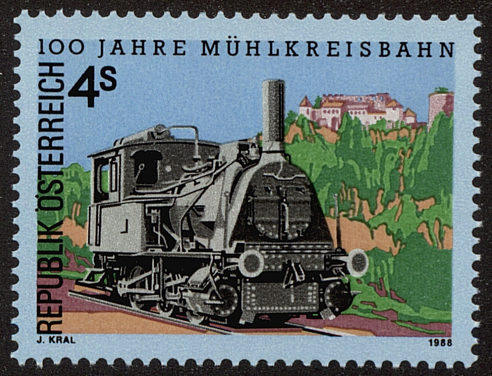 Front view of Austria 1423 collectors stamp