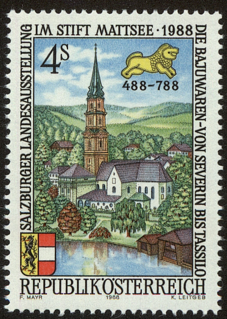 Front view of Austria 1430 collectors stamp