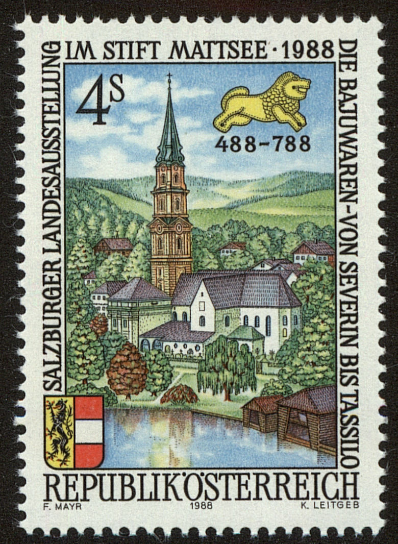 Front view of Austria 1430 collectors stamp