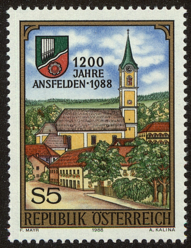 Front view of Austria 1440 collectors stamp