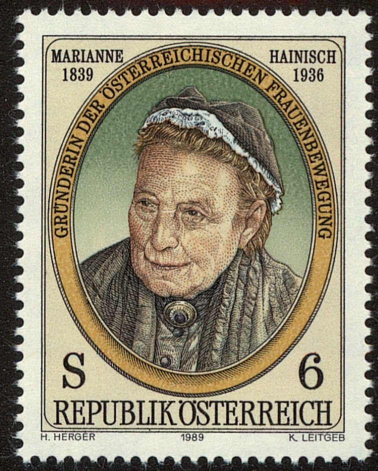 Front view of Austria 1449 collectors stamp