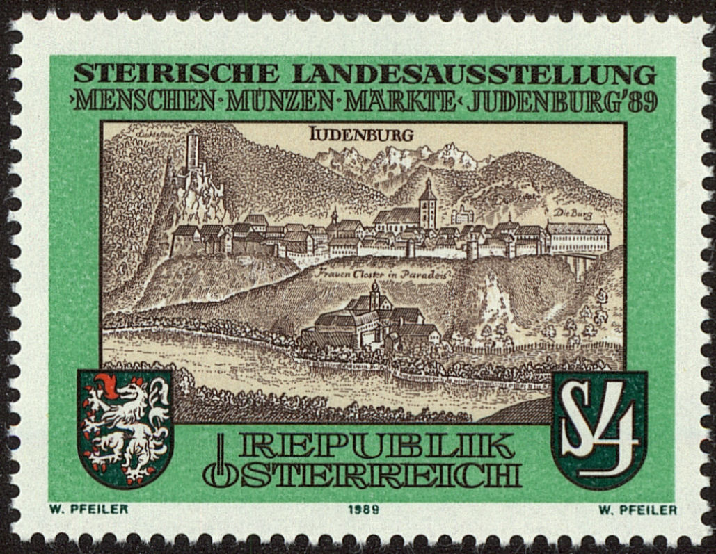 Front view of Austria 1456 collectors stamp