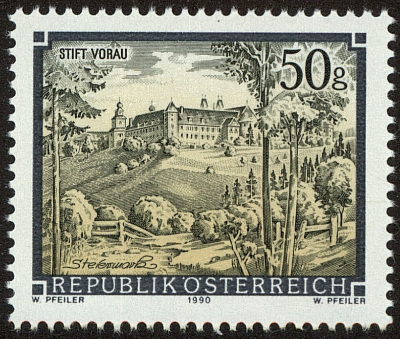 Front view of Austria 1465 collectors stamp