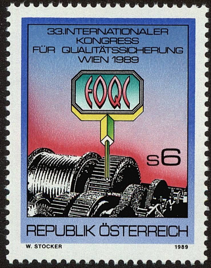 Front view of Austria 1479 collectors stamp