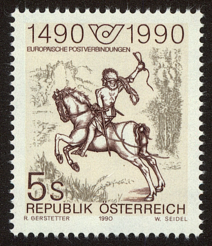 Front view of Austria 1486 collectors stamp