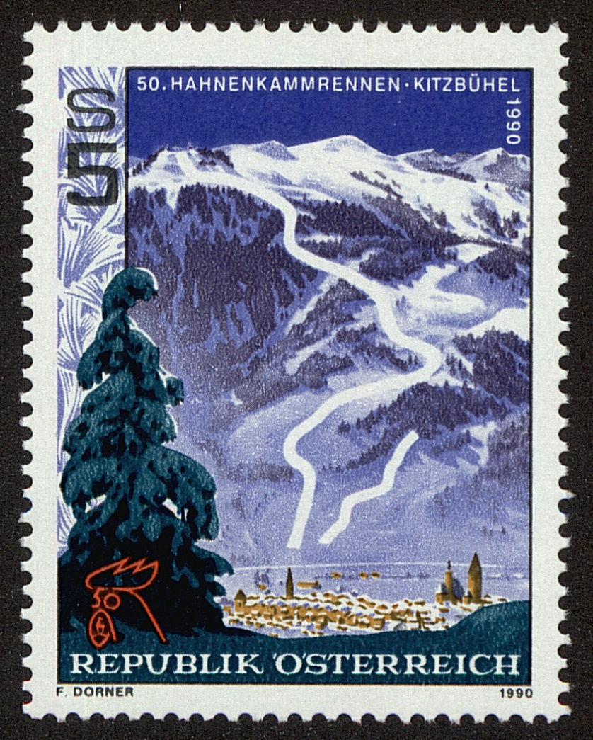 Front view of Austria 1487 collectors stamp