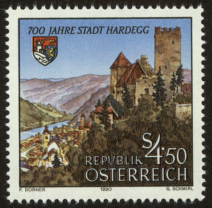 Front view of Austria 1508 collectors stamp