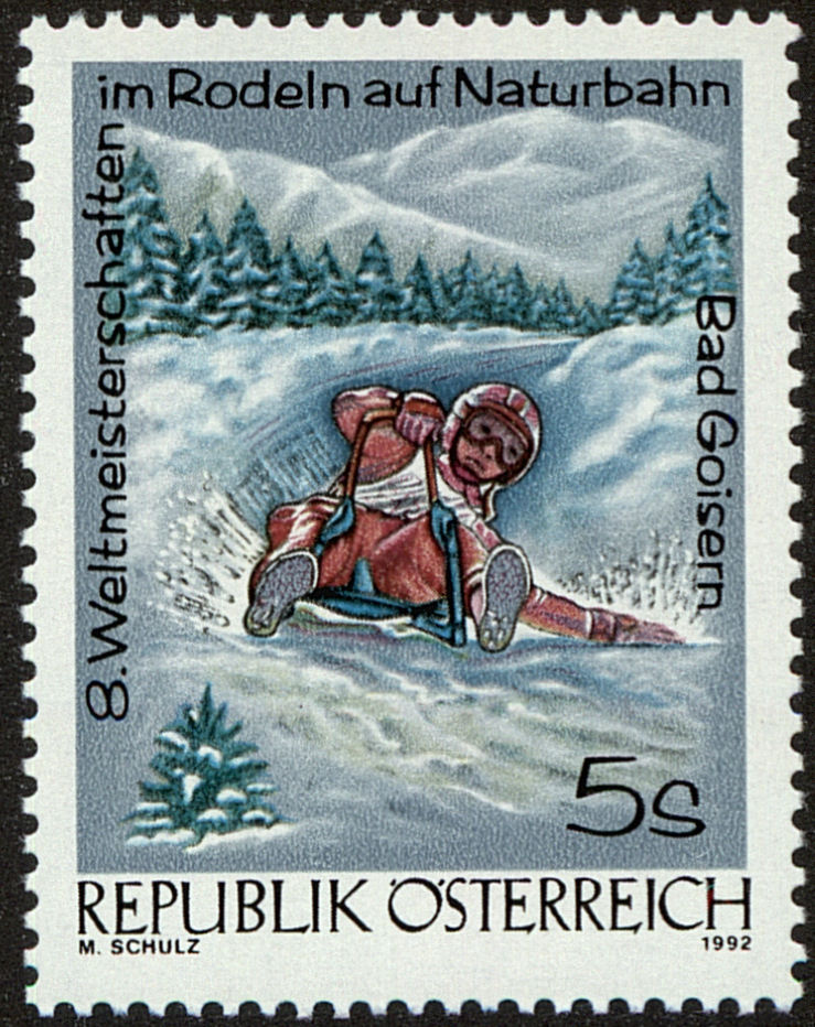 Front view of Austria 1557 collectors stamp
