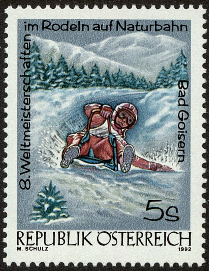 Front view of Austria 1557 collectors stamp