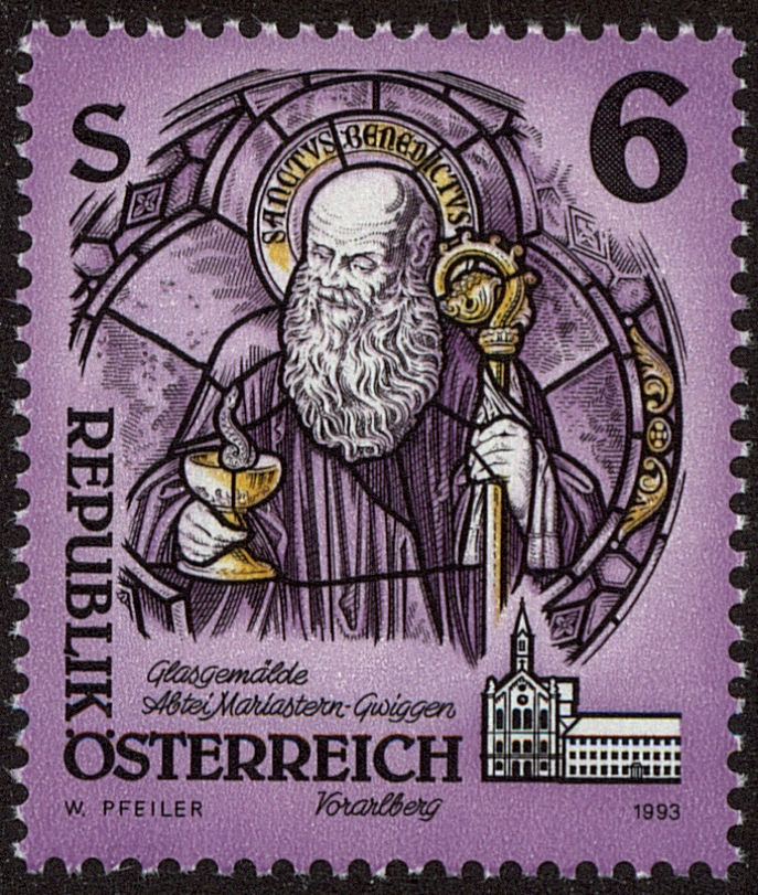 Front view of Austria 1601 collectors stamp
