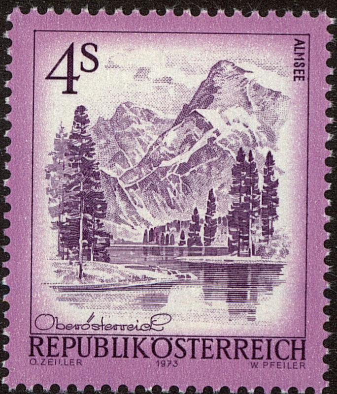Front view of Austria 964 collectors stamp