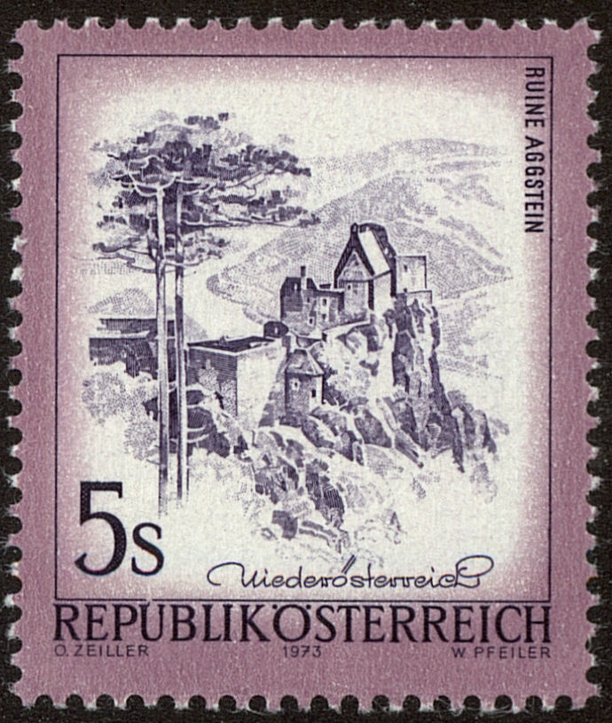 Front view of Austria 966 collectors stamp