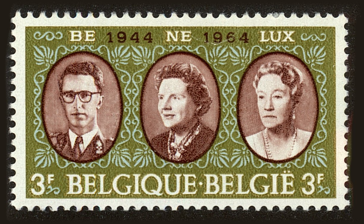 Front view of Belgium 616 collectors stamp