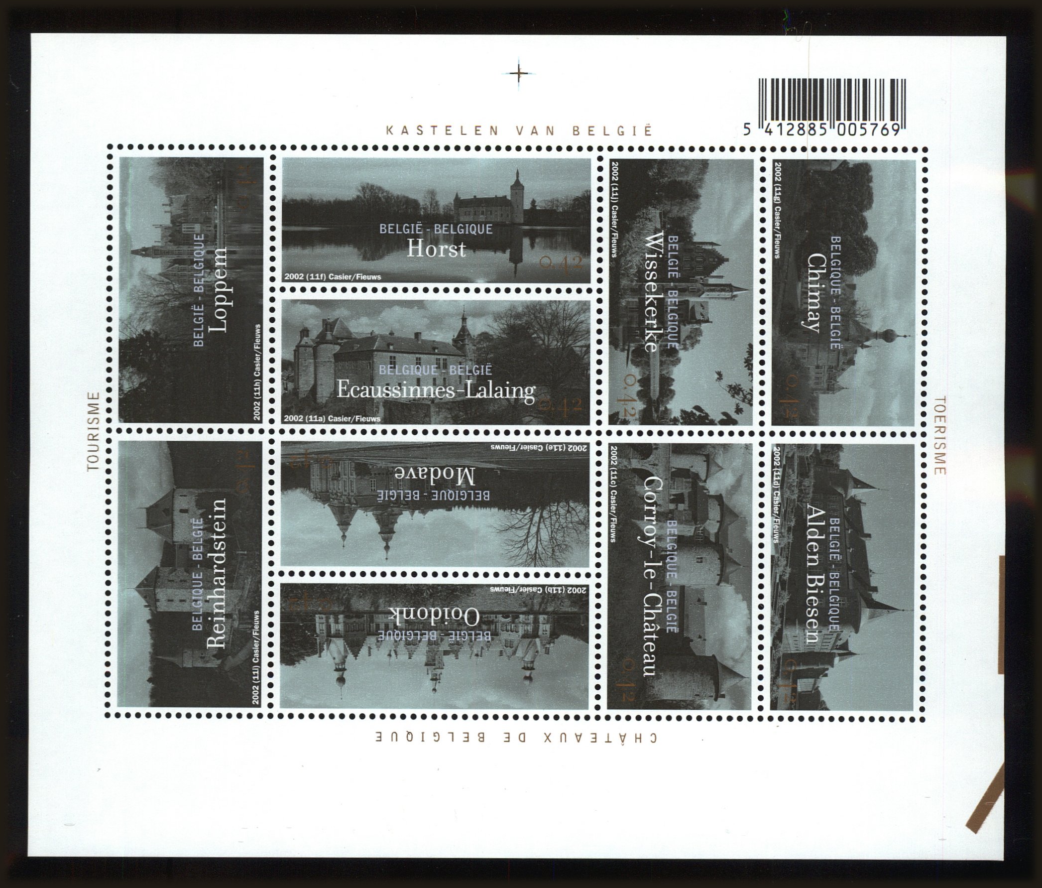 Front view of Belgium 1918 collectors stamp