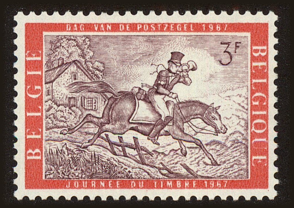 Front view of Belgium 686 collectors stamp